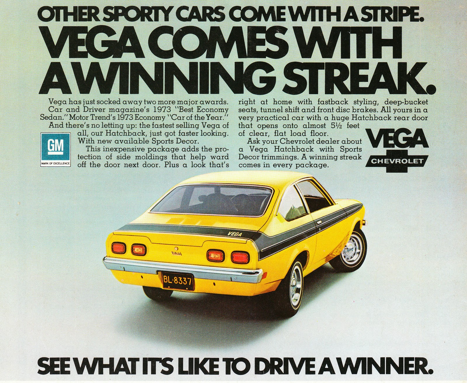 The Chevrolet VEGA